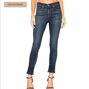 Rag & Bone 10 inch Capri in Stan wix Jean